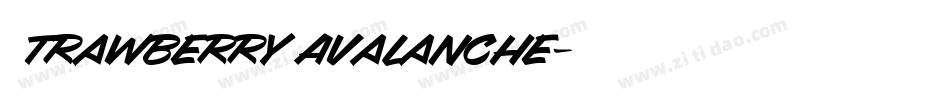 Strawberry Avalanche字体转换